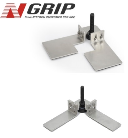 製品写真：耐震用アジャスター取付金具 N-Grip